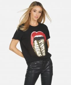 Lauren Moshi Edda Tiger Tongue Short Sleeve