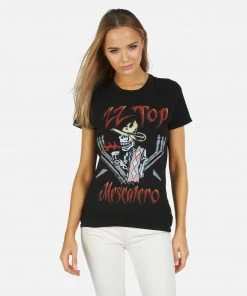 Lauren Moshi X ZZ Top Edda ZZ Top Short Sleeve