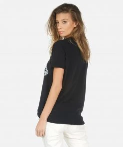 Lauren Moshi Edda Skull Lip Short Sleeve
