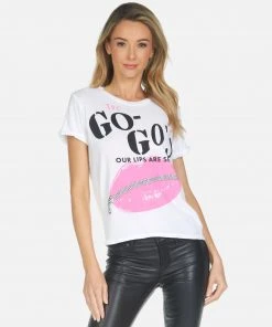 Lauren Moshi Short Sleeve Edda The Go-Go's