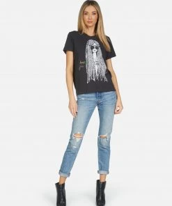 Lauren Moshi Short Sleeve Edda Hippie Girl