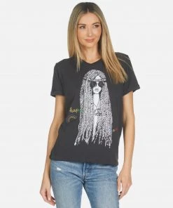 Lauren Moshi Short Sleeve Edda Hippie Girl