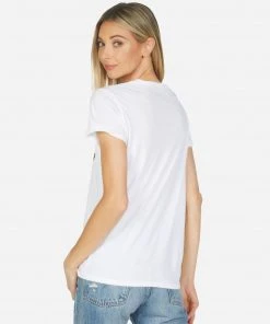 Lauren Moshi Short Sleeve Edda Leopard Star Lip