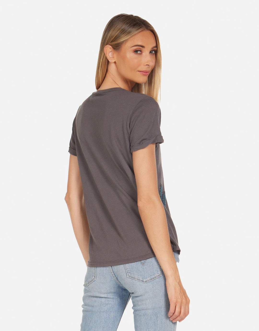 Lauren Moshi Edda Crystal Love Butterfly Tops