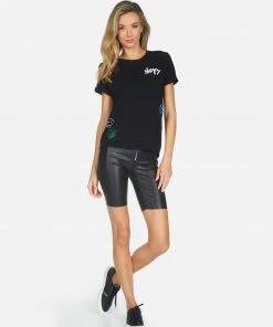 Lauren Moshi Short Sleeve Edda Peace Hippie