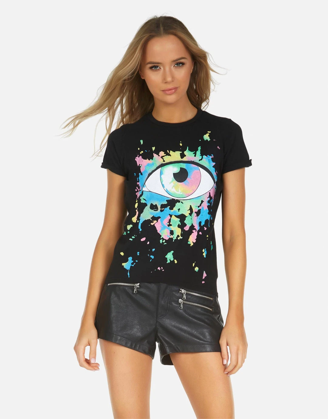 Lauren Moshi X Edda X Watercolor Eye Short Sleeve
