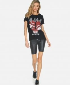 Lauren Moshi X Edda X Def Leppard Heartbreak Short Sleeve