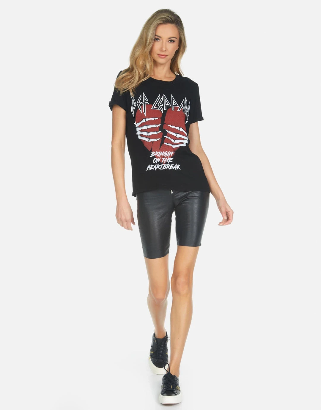 Lauren Moshi X Edda X Def Leppard Heartbreak Short Sleeve