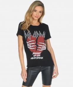 Lauren Moshi X Edda X Def Leppard Heartbreak Short Sleeve