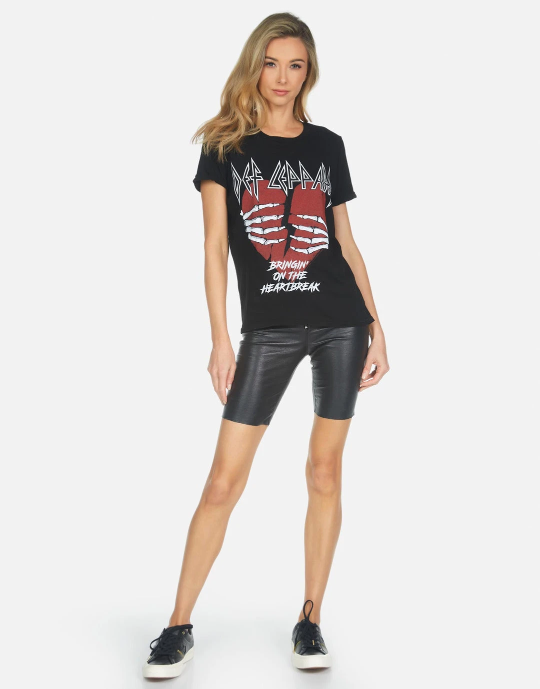 Lauren Moshi X Edda X Def Leppard Heartbreak Short Sleeve