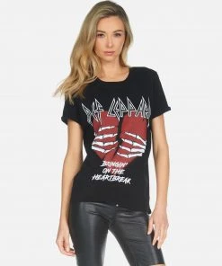 Lauren Moshi X Edda X Def Leppard Heartbreak Short Sleeve