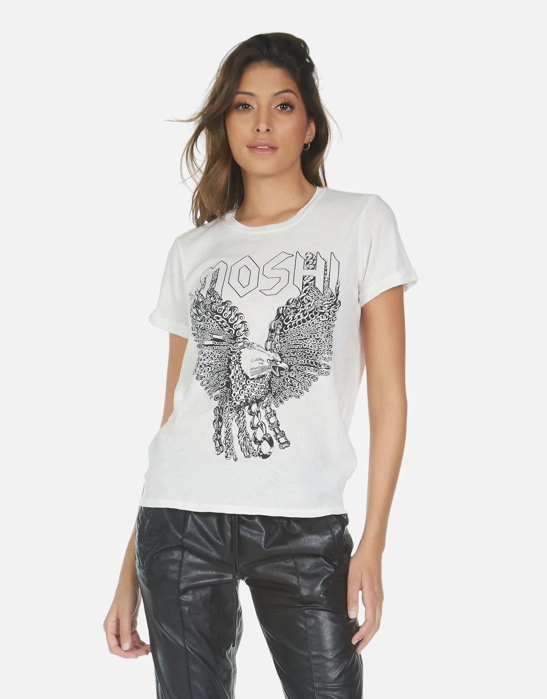 Lauren Moshi Short Sleeve Edda Moshi Eagle