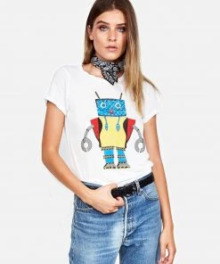 Lauren Moshi Short Sleeve Edda Fashion Robot