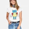 Lauren Moshi Short Sleeve Edda Fashion Robot