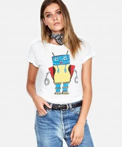 Lauren Moshi Short Sleeve Edda Fashion Robot