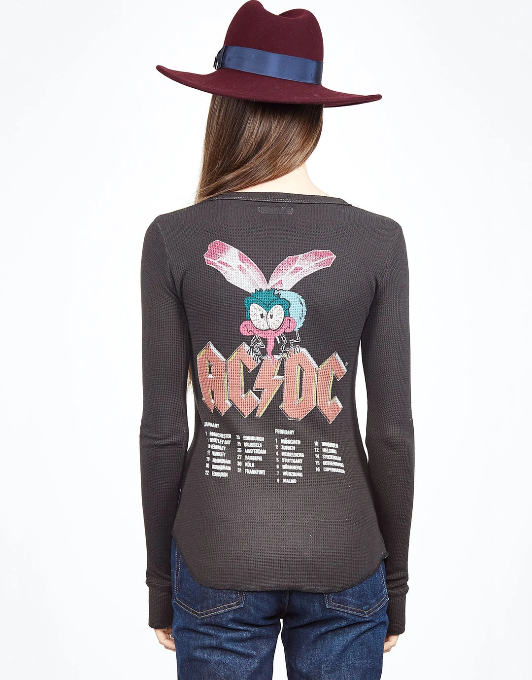 Lauren Moshi Mckinley AC/DC Bug Long Sleeve