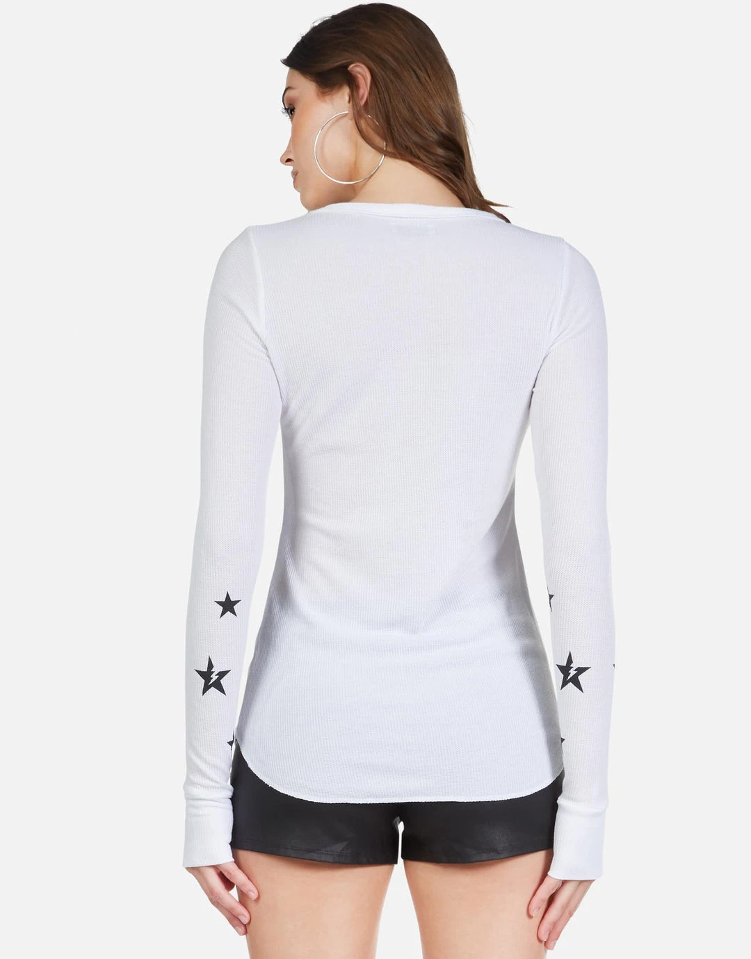 Lauren Moshi Long Sleeve Mckinley Peace Lightning Star