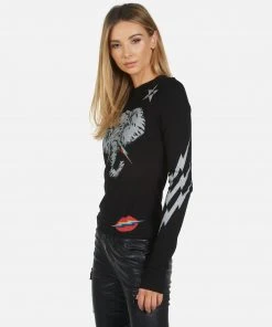 Lauren Moshi Long Sleeve McKinley Elephant Elements