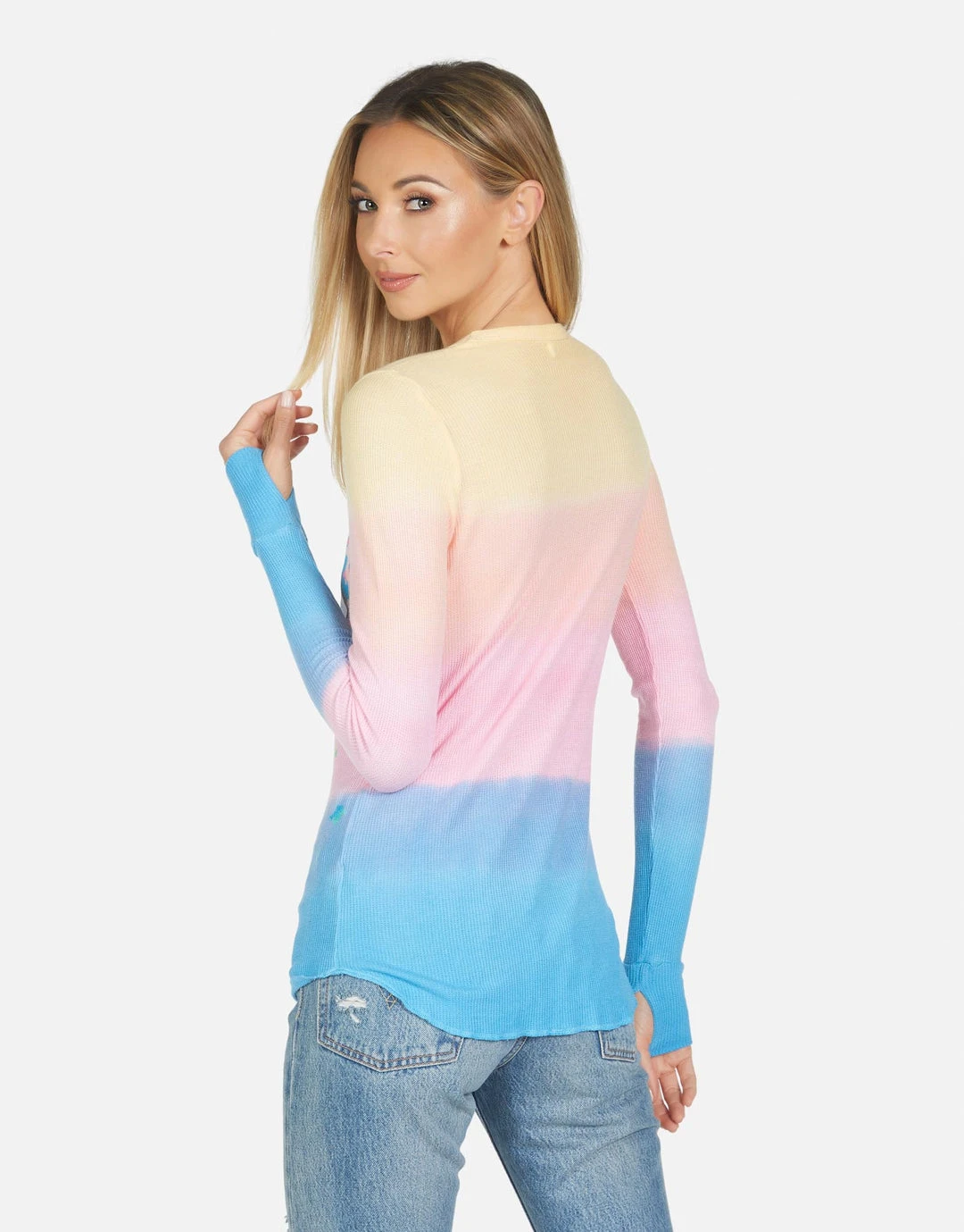 Lauren Moshi McKinley Watercolor Eye Long Sleeve