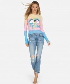 Lauren Moshi McKinley Watercolor Eye Long Sleeve