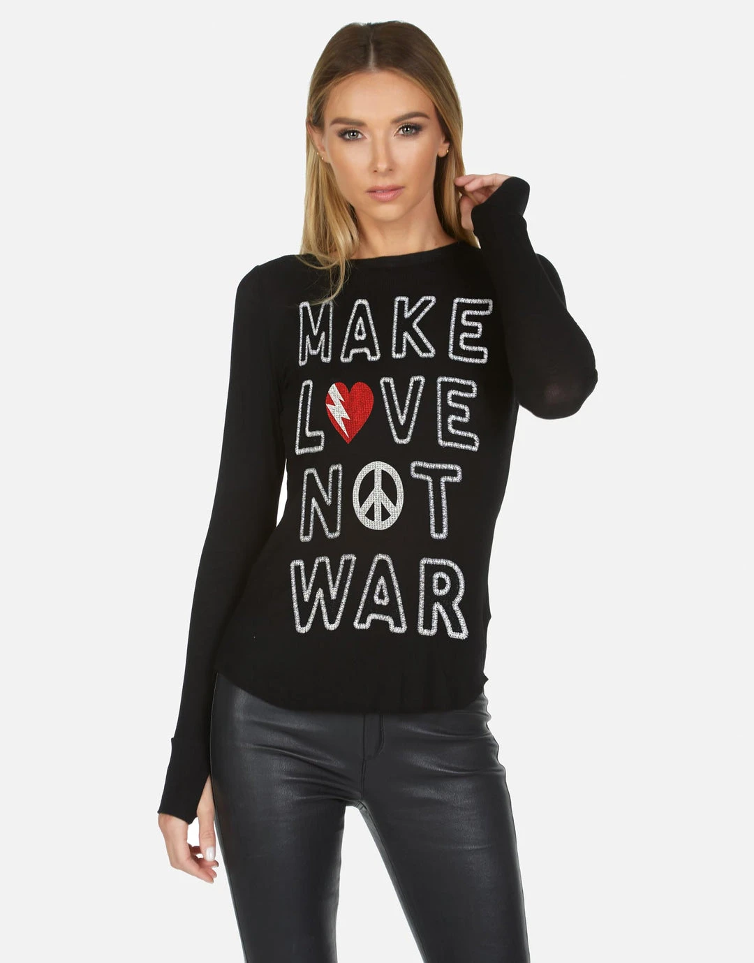 Lauren Moshi X McKinley X Make Love Not War Long Sleeve