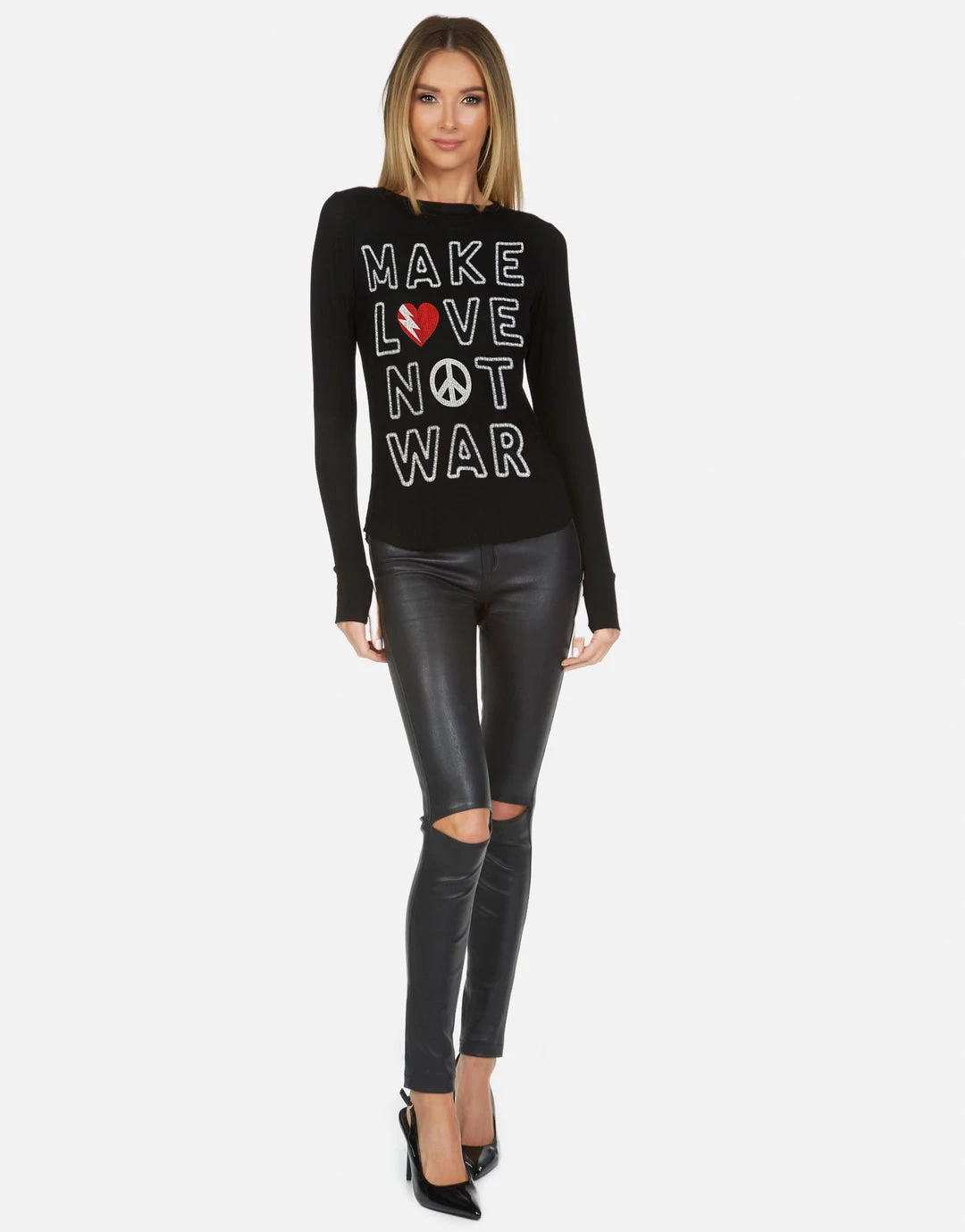 Lauren Moshi X McKinley X Make Love Not War Long Sleeve