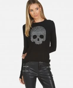 Lauren Moshi X McKinley X Nailhead Skull Long Sleeve