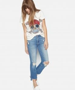 Lauren Moshi Bess Hippie Skull Tops