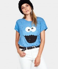 Lauren Moshi Short Sleeve Bess Cookie Monster