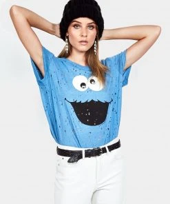 Lauren Moshi Short Sleeve Bess Cookie Monster