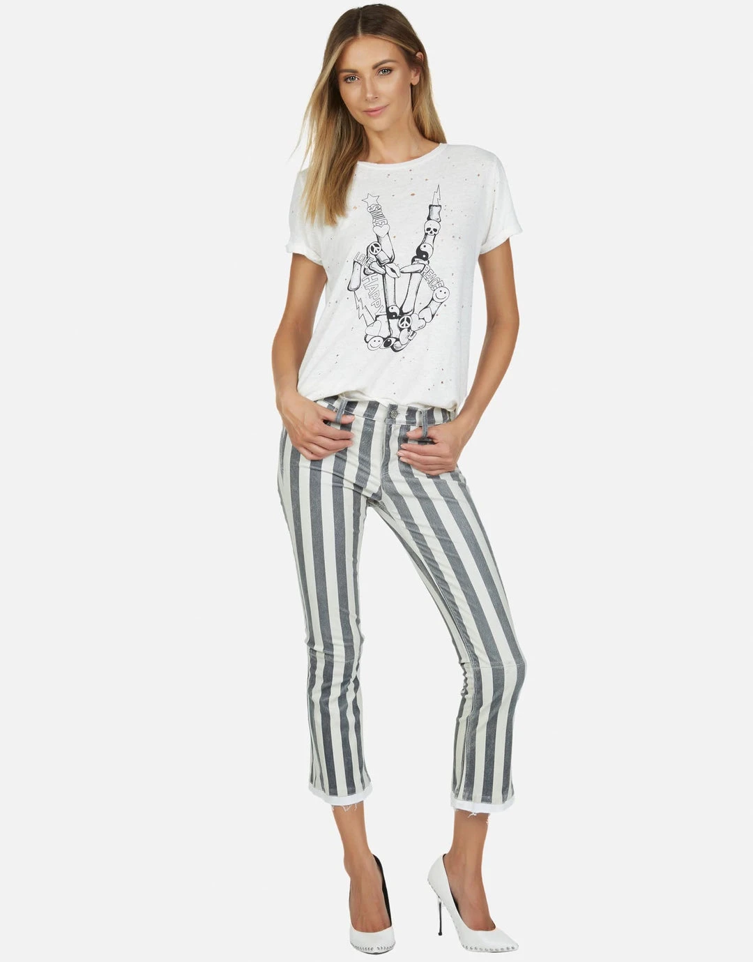 Lauren Moshi LAST CALL Bess Skeleton Peace Elements