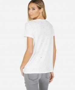 Lauren Moshi Short Sleeve Bess Rainbow Shark