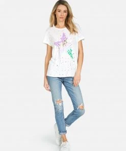 Lauren Moshi Bess Star Confetti Short Sleeve