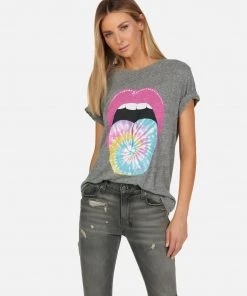 Lauren Moshi Capri Tie Dye Tongue