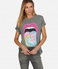 Lauren Moshi Capri Tie Dye Tongue