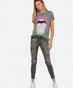 Lauren Moshi Capri Tie Dye Tongue