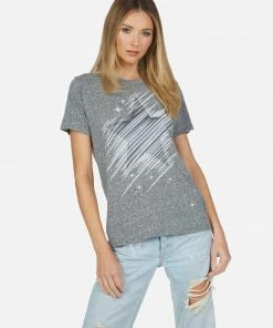 Lauren Moshi Capri Sparkle Star Short Sleeve