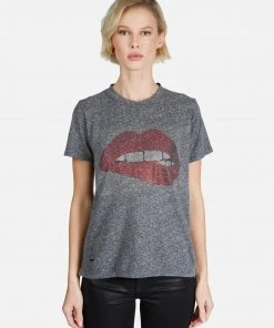 Lauren Moshi Capri Crystal Biting Lip