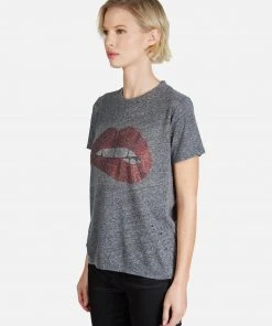 Lauren Moshi Capri Crystal Biting Lip