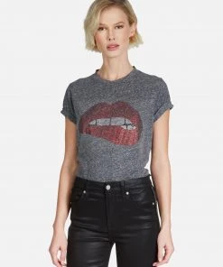 Lauren Moshi Capri Crystal Biting Lip