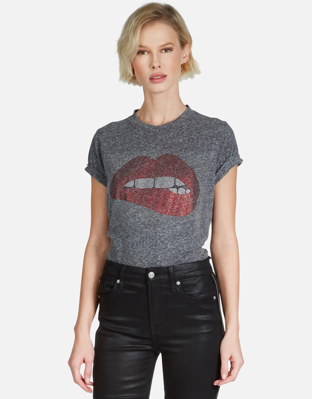 Lauren Moshi Capri Crystal Biting Lip