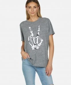 Lauren Moshi Capri Skeleton Peace Elements