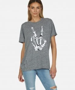 Lauren Moshi Capri Skeleton Peace Elements