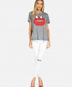 Lauren Moshi Capri Kiss Face Short Sleeve