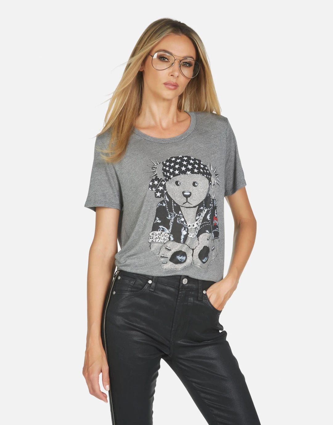 Lauren Moshi Capri Crystal Rocker Teddy