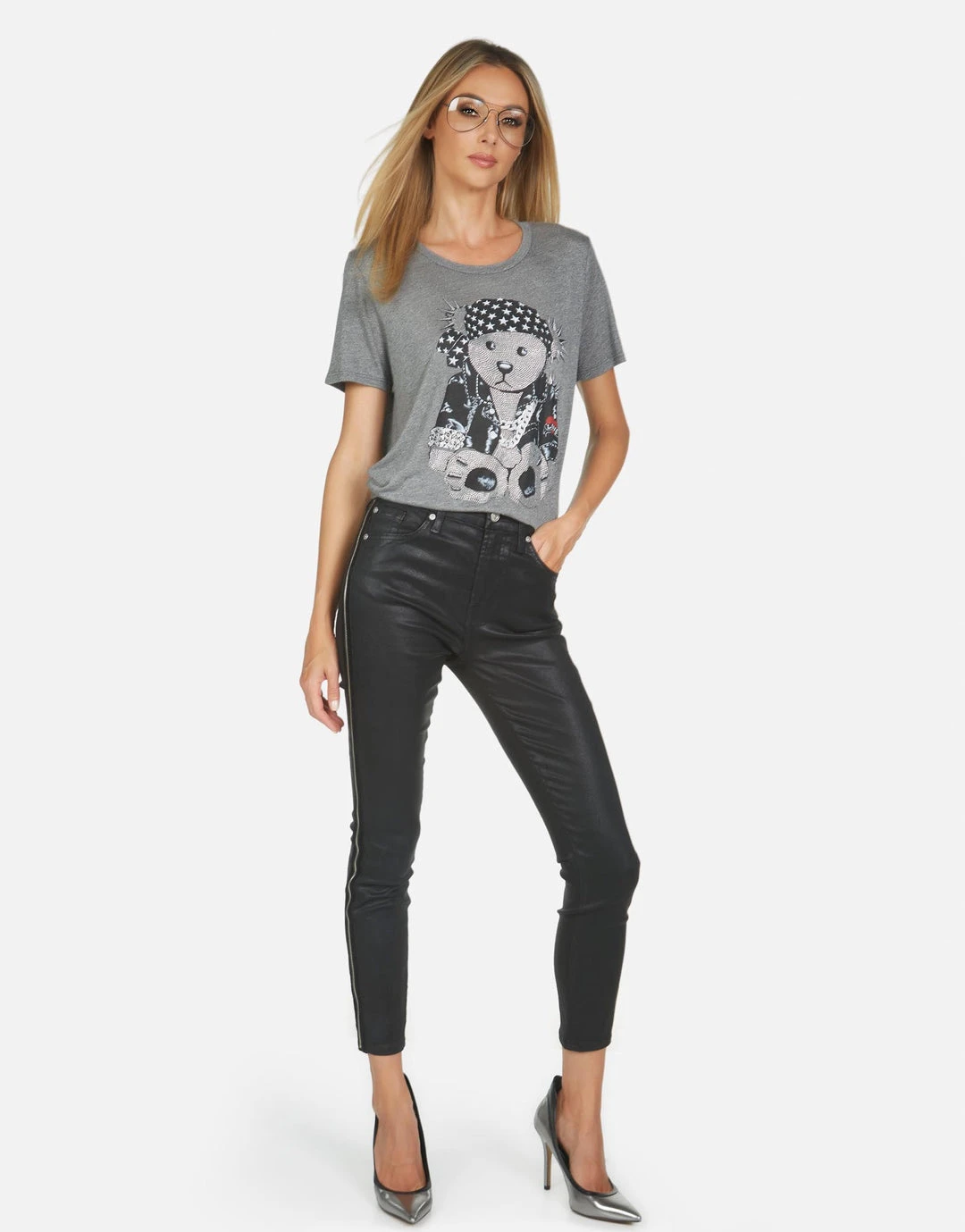 Lauren Moshi Capri Crystal Rocker Teddy