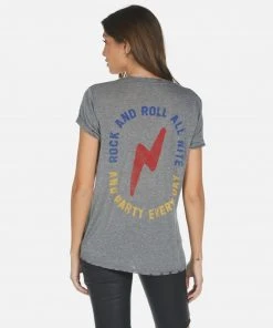 Lauren Moshi Capri Kiss Lip Short Sleeve