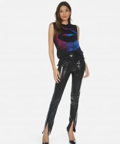 Lauren Moshi Tanks Kinzington Galaxy Lip