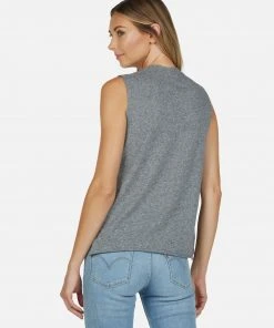 Lauren Moshi Kinzington Evil Eye Happyface Tanks