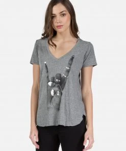 Lauren Moshi X Exclusive X Rock Hand Short Sleeve